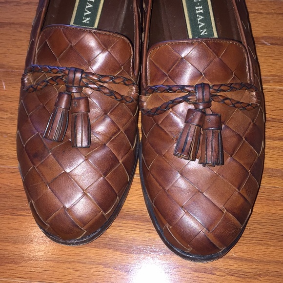 Brown Cole Haan ROBYN Tassel Loafers 7.5M - Picture 2 of 8